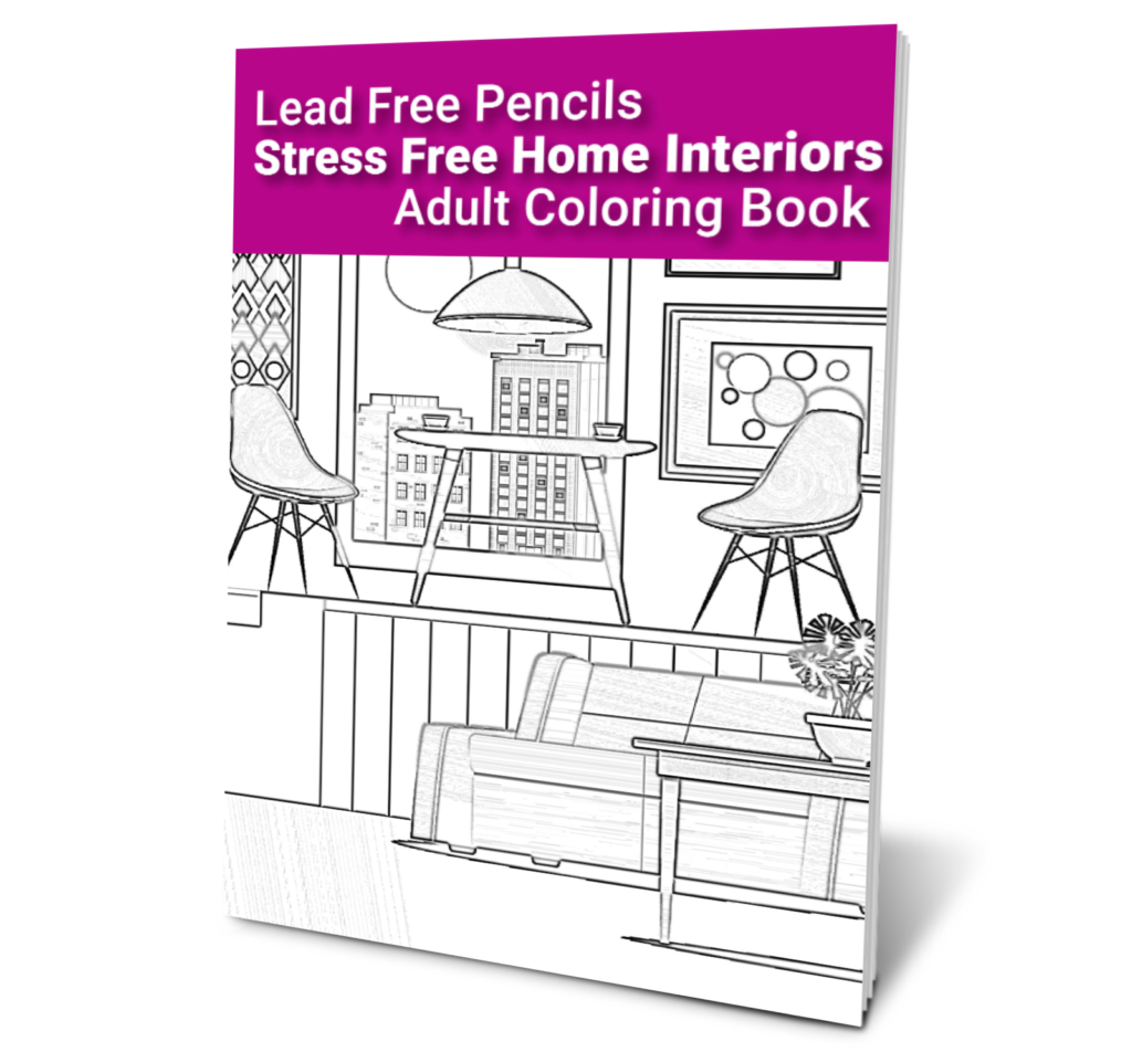 Photo inspiration: Visual Reference: Stress Free Home Interiors Coloring Book