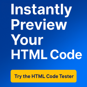HTML Code Tester - Page Fixing Tool