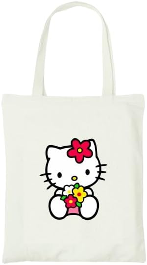 Hello Kitty flower tote — alternate angle