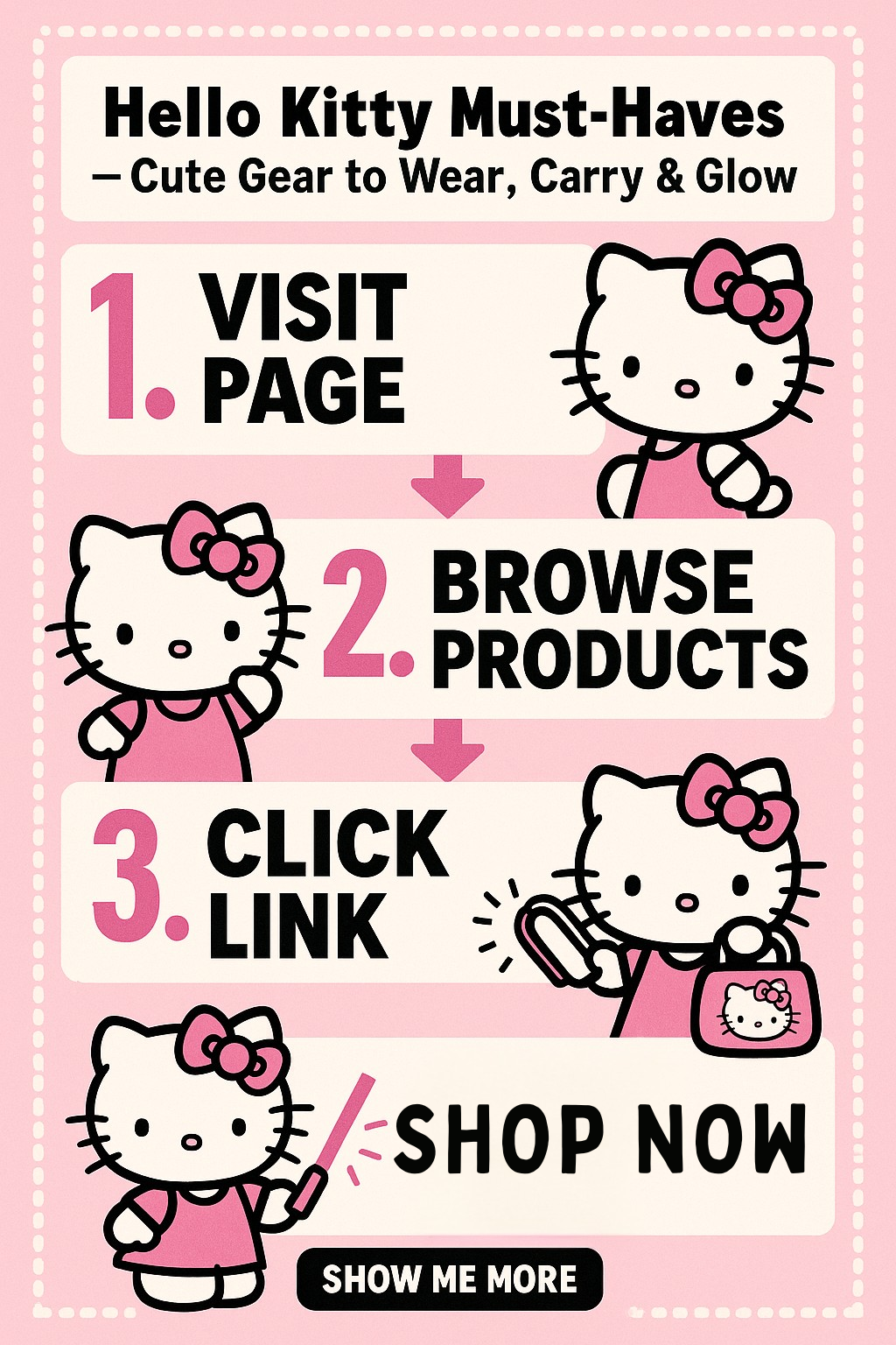 Hello Kitty hoodie with glasses and bow