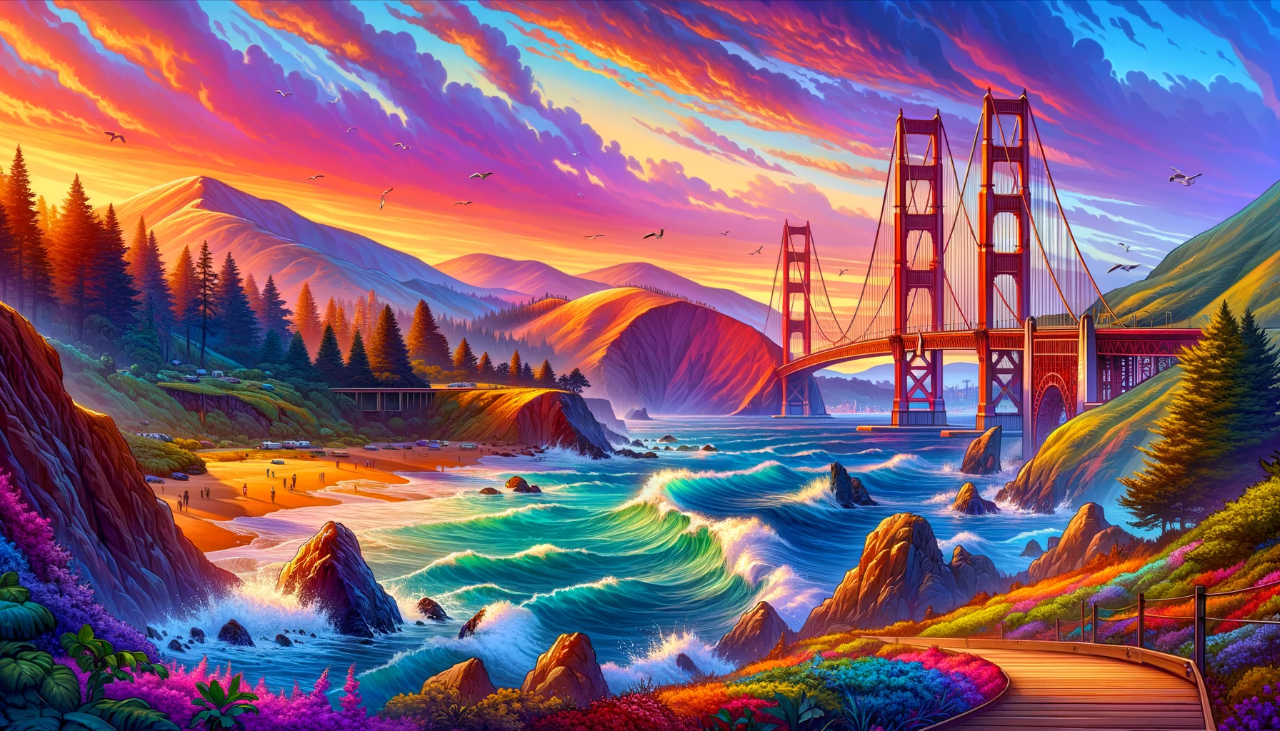 Books across the United States illustration