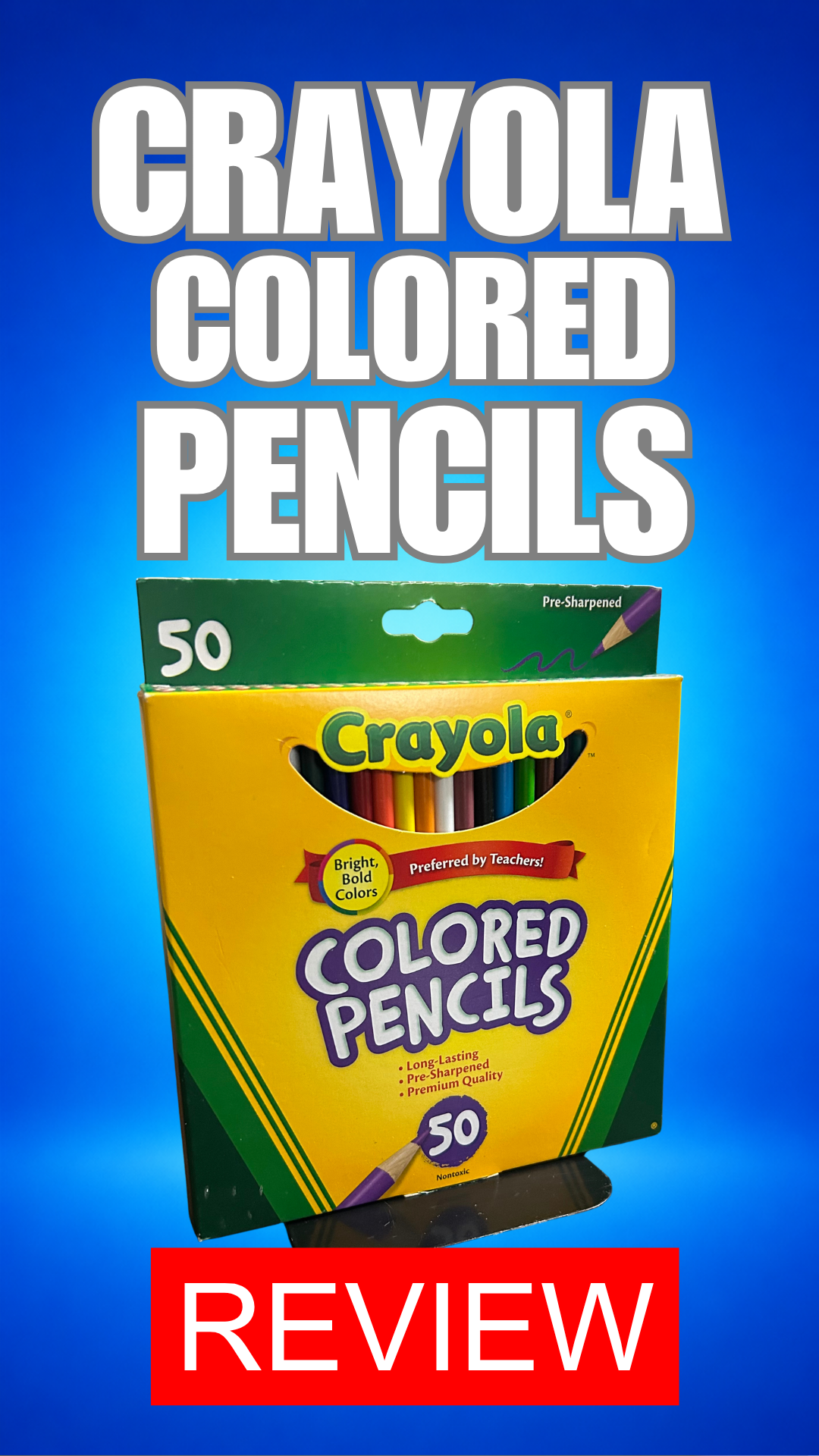 Crayola Colored Pencils 50 Count video review cover