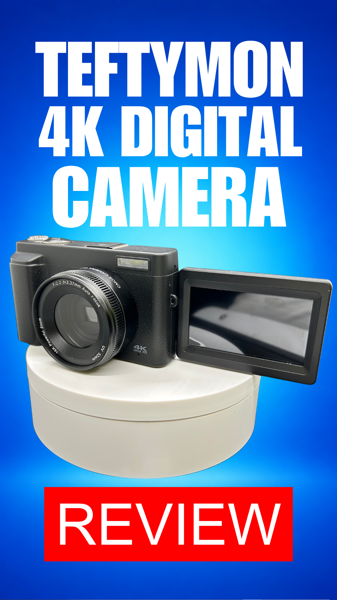 TEFTYMON 4K Digital Camera video review cover